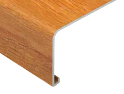 Parapet w dekorze drewnopodobnym